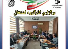 جلسه کارگروه اشتغال و سرمایه گذاری شهرستان خلیل آباد برگزار گردید