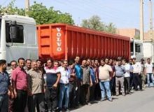اعتراض رانندگان ناوگان حمل و نقل سنگین