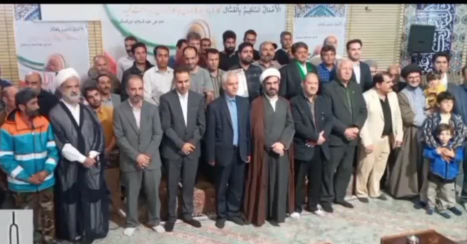 حضور سرپرست دانشگاه پیام نور خراسان رضوی در مراسم تجلیل از کارگران مشهد