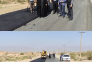 بازدید نماینده مردم کاشمر و رئیس راهداری از پروژه‌های راه‌سازی محورهای گندم‌بر و قوژد ـ اسحاق‌آباد